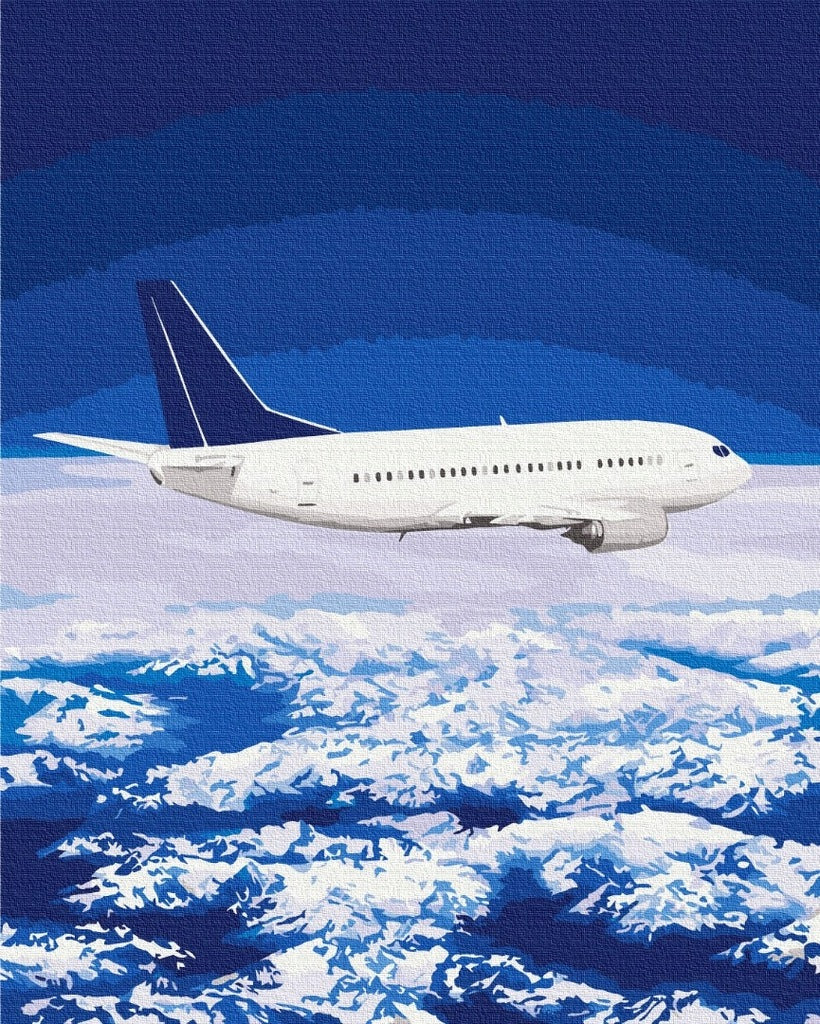 Paveikslas „Flight Over the Mountains“ 30x40