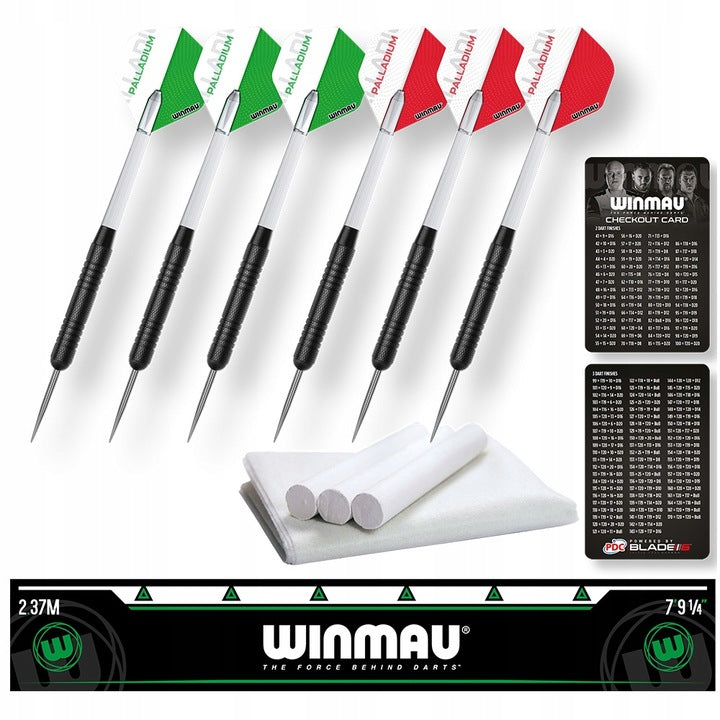 "Winmau Diamond Plus" profesionalus klasikinio smiginio rinkinys su medine spinta