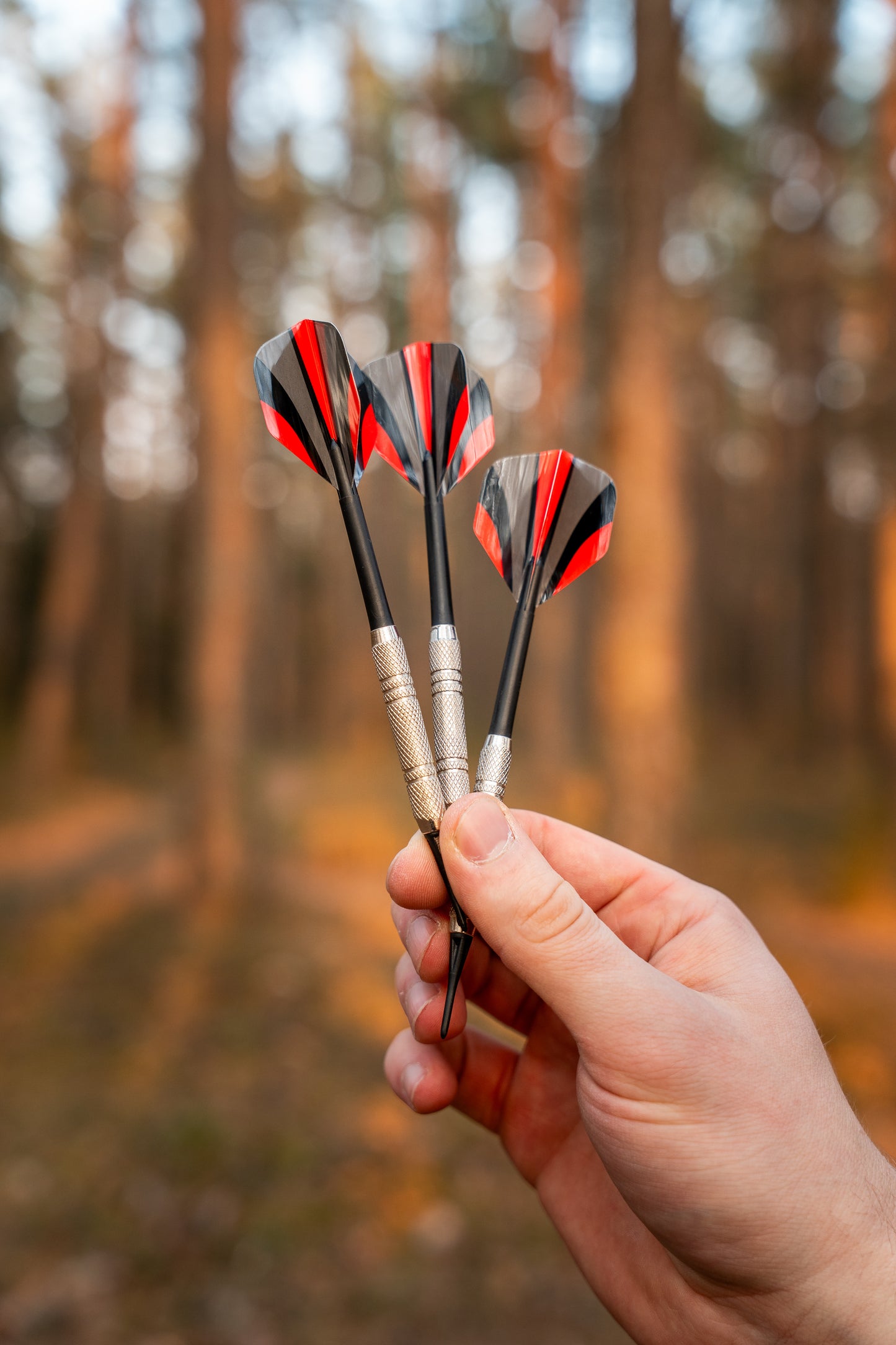 Elektroninis smiginis su LCD ekranu ir priedais