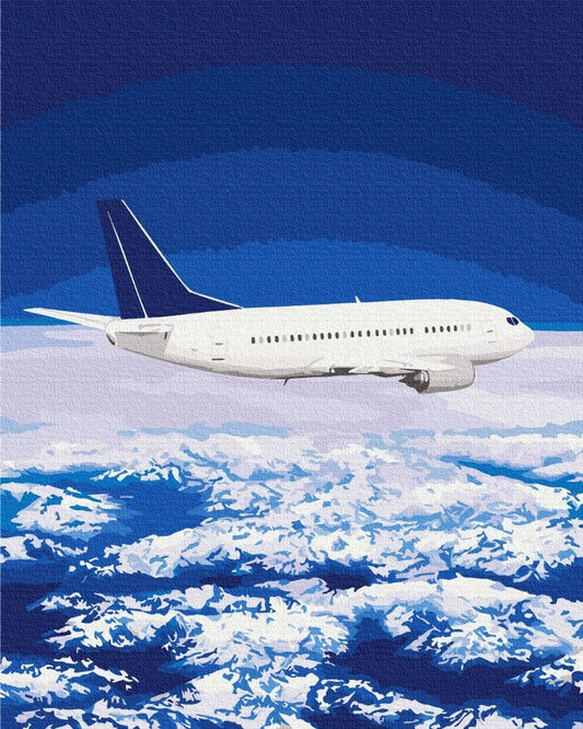 Paveikslas „Flight Over the Mountains“ 30x40