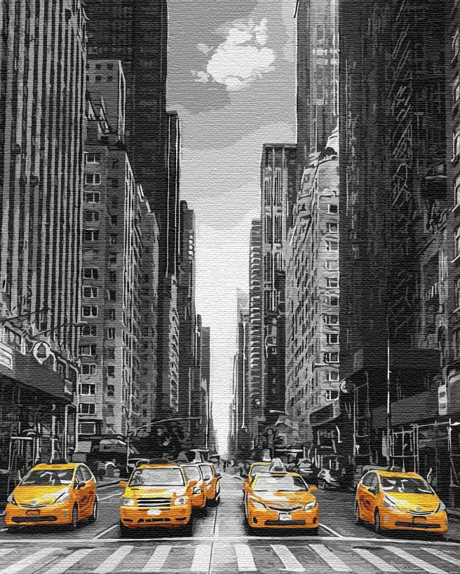 Paveikslas „New York Taxi“ 40x50